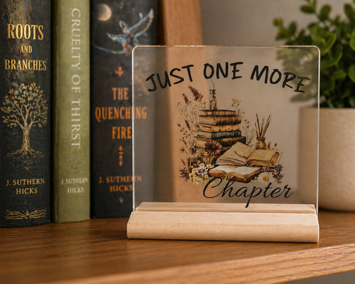 Book Lover Gift Bundle – Bookmark & Desk Plaque Included