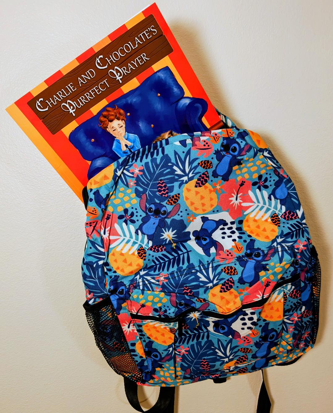 Charlie and Chocolate’s Purrfect Prayer + Backpack Gift Bundle