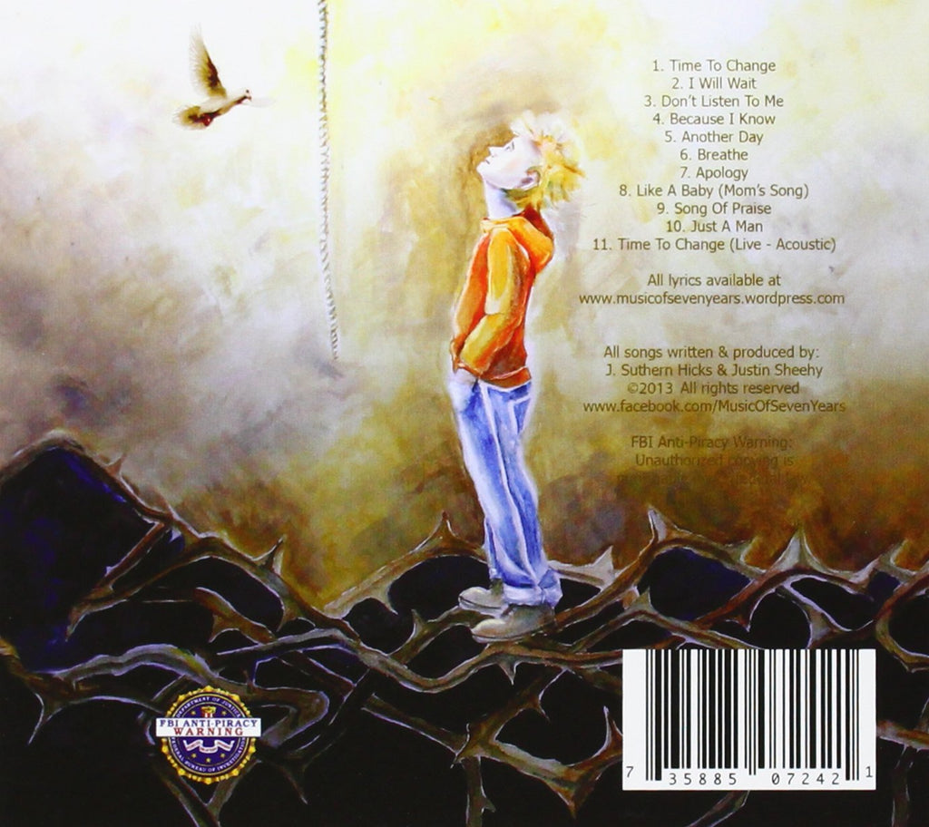 Time to Change – Physical CD (Seven Years Christian Music Album)