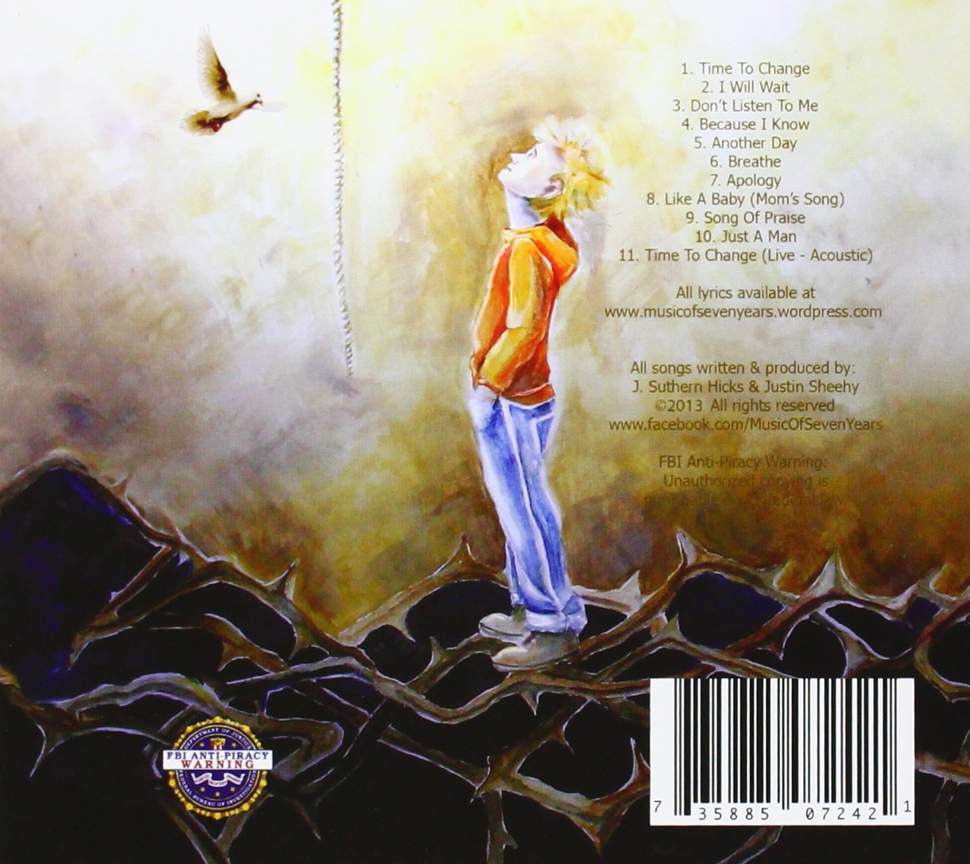 Time to Change – Physical CD (Seven Years Christian Music Album)